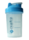 A Nualtra branded blue and clear shaker bottle.