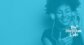 A smiling young woman with headphones listening to something on her phone with 'the Dietitian Cafe' logo overlaid.